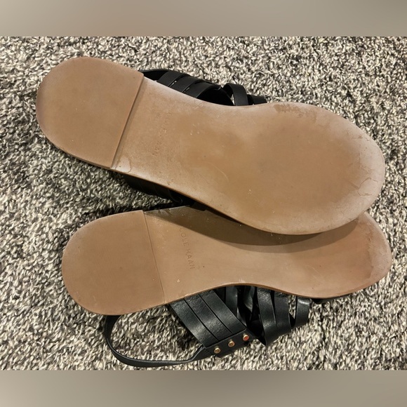 Cole Haan Francie Strappy Slingback Sandal Black Leather Womens size 8.5 - Picture 4 of 11